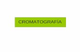 CROMATOGRAFÍA - UNAMdepa.fquim.unam.mx/amyd/archivero/CG1_30172.pdfInventa la cromatografía en 1901 durante su investigación con pigmentos vegetales. Utilizó la técnica para separar