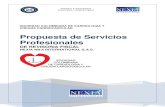 Propuesta de Servicios Profesionales - SCC · Los servicios profesionales ofrecidos están certificados por ICONTEC, bajo la norma de calidad ISO 9001, versión 2008. Contamos con