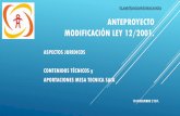 Anteproyecto Modificación LEY 12/2001.aragonparticipa.aragon.es/sites/default/files/presentacion_modif-ley.pdf-L.O.1/96, de 15 de enero de Protección jca del menor, que modifica