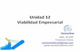 Viabilidad Empresarial Unidad 12 · 2020-04-14 · Unidad 12 Viabilidad Empresarial IAEE, 4º ESO Francisco Flores economiaflores@gmail.com