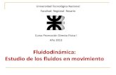 Fluidodinámica: Estudio de los fluidos en movimientocpdfisica1.webcindario.com/teoria/fluodinamica.pdf · Ecuación de continuidad . Análogamente, el fluido que sale del extremo