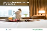Soluciones para hoteles - THILas soluciones de Schneider Electric para el control de la habitación permiten que, mediante una sola tecla, el cliente pueda crear el ambiente deseado,