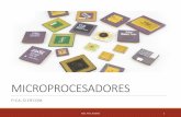 MICROPROCESADORES cap 1.pdf · 2020-02-04 · Los microprocesadores trabajan con lenguaje de bajo nivel, es decir, trabajan en lenguaje máquina. Cada microprocesador tiene su proprio