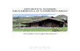 APUNTES SOBRE DESARROLLO COMUNITARIO · 2010), Elementos de investigación social aplicada (3ª Edición, 2010), Teoría y práctica de la sistematización de experiencias (4ª. Edición,