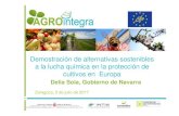 Demostración de alternativas sostenibles a la lucha ... · – Extractos vegetales – Control biológico: suelta de auxiliares – Bandas floridas – Asociación de cultivos Resultados