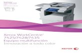 Xerox WorkCentre Equipo multifunción › pdf › 7425.pdf · 7425/7428/7435 otorga a sus documentos comerciales una ventaja competitiva. Características principales de WorkCentre®