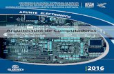 DIRECTOR DE LA FCA - UNAM · 2018-01-25 · Definición de computadora: Una computadora es una máquina electro-mecánica que procesa información digital. Un modelo básico de una