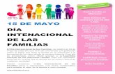15 DE MAYOceiplastorres.org › ... › Magazine_Dia_de_las_familias.pdf · El Día Internacional de las Familias, se celebra el 15 de mayo de cada año con el fin de concienciar