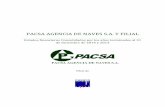PACSA AGENCIA DE NAVES S.A. Y FILIAL · Las notas adjuntas forman parte integral de estos estados financieros consolidados. ... Notas 01-01-2014 01-01-2013 31-12-2014 31-12-2013 N°