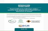 INTRODUCCIÓN - Antioquia · 2018-02-24 · de construcción y operación de las Autopistas para la Prosperidad en el Departamento. Un proyecto ejecutado en convenio con la Universidad