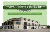Resum mesures econòmiques Coronavirus / Covid 19 · Resum mesures econòmiques Coronavirus / Covid 19 Actualització: 06/05/2020 Servei Municipal de Treball i Promoció Econòmica