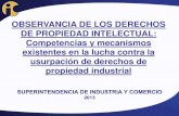 OBSERVANCIA DE LOS DERECHOS DE PROPIEDAD INTELECTUAL ...proyectos.andi.com.co/Documents/PCFPUM/OBSERVANCIA... · PROPIEDAD INTELECTUAL Propiedad Intelectual Derecho de autor Propiedad