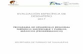 EVALUACIÓN ESPECÍFICA DE DESEMPEÑO 2017transparencia.tamaulipas.gob.mx/wp-content/uploads/2018/... · 2018-10-01 · 5 RESUMEN EJECUTIVO El Programa S248 de Desarrollo Regional