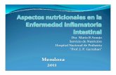 Sociedad Argentina de Pediatría - Enfermedad …Crohn 22‐24 % 10 % Colitis ulcerosa 7‐9 % 20‐30% Reducción de la superficie absortiva por inflamación, resección, bypass y