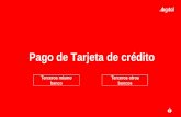 Pago de Tarjeta de crédito - Santander MéxicoSelecciona el Tarjeta de crédito terceros mismo banco que deseas pagar. Recuerda: que solo están visibles las tarjetas que se hayan