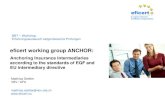 eficert working group ANCHOR · applying basic methods, tools, materials and information take responsibility for completion of tasks in work or study adapt own behaviour to circumstances