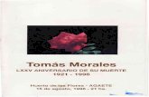 Tomás Moralesagaetespacioweb.com/Tomás Morales 1996.pdf · 2016-03-10 · Tomás Morales y Agaete Por Sebastión Sosa Alamo A la Sociedad "La Luz" en sus Bodas de Oro y a D.Augusto