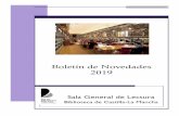 Boletín de Novedades 2019 - Biblioteca de Castilla-La Mancha · Derecho Administrativo, adaptado a los planes de estudio de las Universidades españolas, y comprende las materias