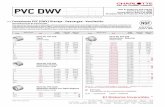 PVC DWV - Charlotte Pipe · 2020-04-22 · ASTM D 2665 y ASTM F 1866 >> Conexiones PVC (DWV) Drenaje - Descargas - Ventilación La posesión de esta hoja de productos no constituye