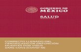 CORRECTO LLENADO DEL CERTIFICADO DE DEFUNCIÓNsalud.yucatan.gob.mx/wp-content/uploads/2020/04/COVID-19... · 2020-04-10 · 6 Figura 1. Modelo de causas del Certificado de Defunción