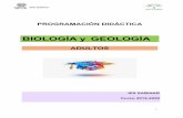 BIOLOGÍA y GEOLOGÍA...2.3.1.- Objetivos Generales de Biología y Geología de 1º Bachillerato. Según el R.D. 1467/2007 de 2 de noviembre, los objetivos de la asignatura son los