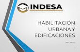 HABILITACIÓN URBANA Y EDIFICACIONES - INDESA · HABILITACIÓN URBANA Y EDIFICACIONES MÓDULO 1 1. HABILITACIONES URBANAS Arqº. ... HABILITACION URBANA 3. Las ciudades y la especialización