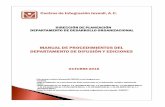 OCTUBRE 2018 - Gob...MANUAL DE PROCEDIMIENTOS DEL DEPARTAMENTO DE DIFUSIÓN Y EDICIONES Centros de Integración Juvenil, A.C. OCTUBRE 2018 DEPARTAMENTO DE DESARROLLO ORGANIZACIONAL