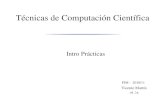 Técnicas de Computación Científicavicente/tcc/PresentaPractTCC1011.pdf · Técnicas de Computación Científica Intro Prácticas FIM 2010/11 Vicente Martín v0.1a. Tarzan: Multicomputador