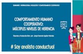 COMPORTAMIENTO HUMANO COOPERATIVO: MÚLTIPLES …soyanalistaconductual.org/comportamiento_cooperativo_evolucion_n… · COOPERATIVO: MÚLTIPLES NIVELES DE HERENCIA Resumen y traducción