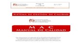 MANUAL DE CALIDAD · - Envío de ejemplares a través de los correos electrónicos corporativos. - A través de las Web de los Centros de la Fundación. MANUAL DE CALIDAD Mod.: MAC