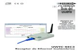 Guía del usuario - Omega EngineeringGuía del . usuario. 1. Receptor de Ethernet inalámbrico UWTC-REC3. ... (Nombre del host) en el menú Access Control (Control de acceso) en la