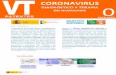 CORONAVIRUS - Oficina Española de Patentes y …viral, Vacunas, Diagnóstico y Dispositivos para el tratamiento o control de la infección vírica. El primer apartado, relativo a