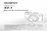 CÁMARA DIGITAL XZ-1g-ecx.images-amazon.com/images/G/30/CE/Electronica/...CÁMARA DIGITAL Le agradecemos la adquisición de esta cámara digital Olympus. Antes de empezar a usar su