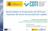 Oportunidades de financiación del CDTI para …...Proyectos de I+D 2. Financiación de proyectos CDTI NOVEDAD 7 (08/06/2017) UNIÓN EUROPEA Fondo Europeo de Desarrollo Regional (FEDER)