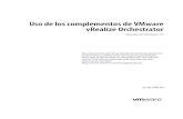 Uso de los complementos de VMware vRealize …...Uso de los complementos de VMware vRealize Orchestrator vRealize Orchestrator 7.3 Este documento admite la versión de todos los productos