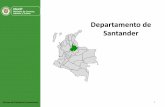 Departamento de Santander...Departamento de Santander Oficina de Estudios Económicos Fecha de actualización: 25 de enero de 2013 3 Fuente: IGAC, DANE Aspectos generales Variables