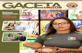 Rebeca Valenzuela - Universidad de Sonora › medios_informativos › gaceta › ... · EN PORTADA Rebeca Velenzuela Premio Nacional del Deporte Fotos: Cruz Teros. Como parte del