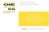 Informe final 2018 - OIE General Sessionoiegeneralsession.com/wp-content/uploads/2018/12/E_IF_2018.pdfPresentación de las resoluciones aprobadas y del proyecto de informe final 125