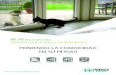 PONIENDO LA COMODIDAD EN SU HOGAR  · 2017-11-09 · La inversión realizada en la renovación de las ventanas utilizando ventanas Teneryplast y . vidros aislantes, se amortizan en