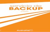 servicio de BACKUP...servicio de backup manual usuario servicios cloud En la sección ”Configuraciones”, se muestra información de la política de backup 4.2 Recuperación de