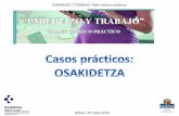 EMBARAZO Y TRABAJO · EMBARAZO Y TRABAJO: Taller teórico-práctico Bilbao, 25 mayo 2016 ACTUACIONES (2) •Nueva cita en 4 – 6 semanas para nueva valoración •Riesgo de manipulación