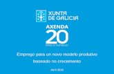 PARA O EMPREGO - Pobreza Galiciaeapn-galicia.com/wp-content/uploads/2016/11/Axenda-20-Em... · 2016-11-25 · Abril 2016 AXENDA PARA O EMPREGO. Marzo 2016 Páxina 2 O NOVO MODELO