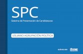 SPC - Camara Nacional Electoral€¦ · SPC 5 A sino que se limita a efectuar preliminarmente -y de modo no vinculante- GRUPACIÓN POLÍTICA algunos controles objetivos en base a
