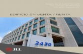 EDIFICIO EN VENTA / RENTA - JLL Property Reforma (Venta Renta… · - 5 pisos de oficinas - 4 sótanos UBICACIÓN • Ubicado sobre la carretera México-Toluca • Numerosas multinacionales