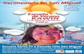 Cartel Verano - San Miguel, Chileweb.sanmiguel.cl/Cartel_Verano.pdf · 2016-01-04 · Juegos tradicionales - Bailes entretenidos - Actividades deportivas y recreativas Corporación