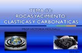 TEMA #1: ROCAS YACIMIENTO: CLÁSTICAS Y CARBONÁTICASwebdelprofesor.ula.ve/ingenieria/mvictoria/materia... · 2011-05-25 · Reconocer los distintos tipos de rocas yacimientos, a