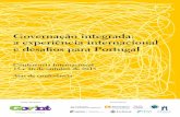 Governação integrada: a experiência internacional e …...39 Governação integrada: a experiência internacional e desafios para Portugal Relatório do Grupo de Trabalho1 Temático