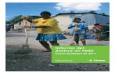Informe del avance en Haití · Informe del avance en Haití 2011 5 Introducción Antes del impacto del terremoto el 12 de enero de 2010, Haití ya era uno de los países más pobres