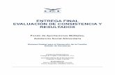 ENTREGA FINAL EVALUACIÓN DE CONSISTENCIA Y RESULTADOSfuncionpublica.zacatecas.gob.mx/sievalua/wp-content/... · 2018-07-04 · ENTREGA FINAL EVALUACIÓN DE CONSISTENCIA Y RESULTADOS
