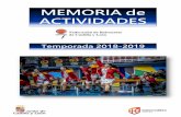 MEMORIA de ACTIVIDADES - Federación de Baloncesto de … · Por último, el día 23 de abril en Olmedo, se llevó a cabo el primer curso de iniciación al arbitraje 3x3 al que asistieron